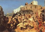 Alfred Dehodencq Blacks Dancing in Tangiers china oil painting reproduction